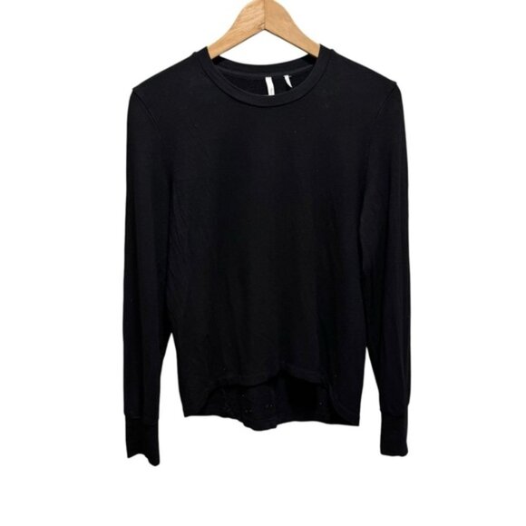 Aritzia Tops - Aritzia Babaton Black Scoop Neck Long Sleeve Shirt Size Small